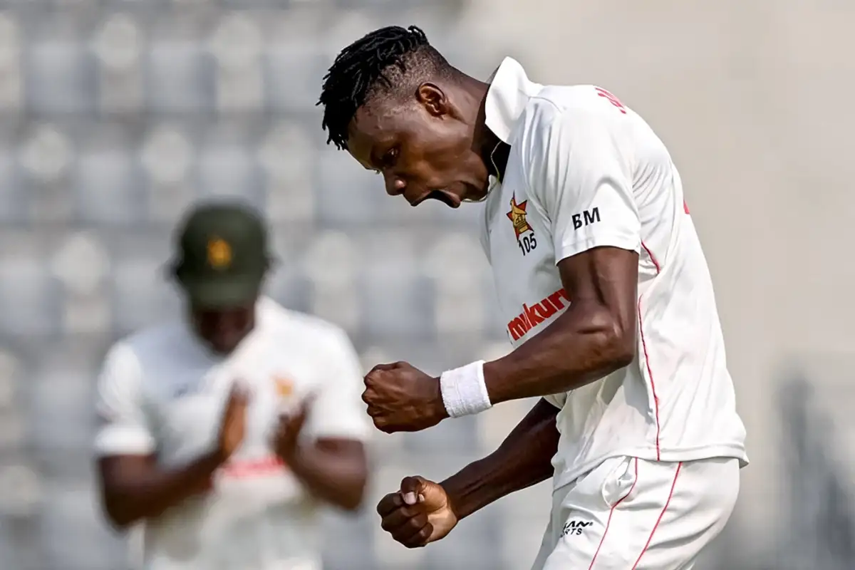 Muzarabani Climbs into Zimbabwe Test Cricket History